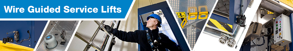 Service Lift Rope Wire Guided Service Lifts